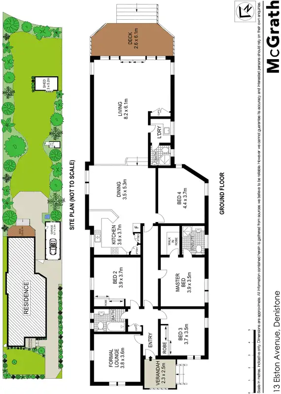 Floorplan of Homely house listing, 13 Elston Avenue, Denistone NSW 2114