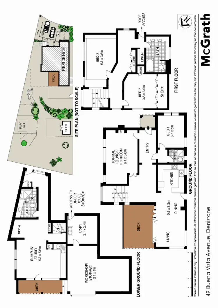 Floorplan of Homely house listing, 49 Buena Vista Avenue, Denistone NSW 2114