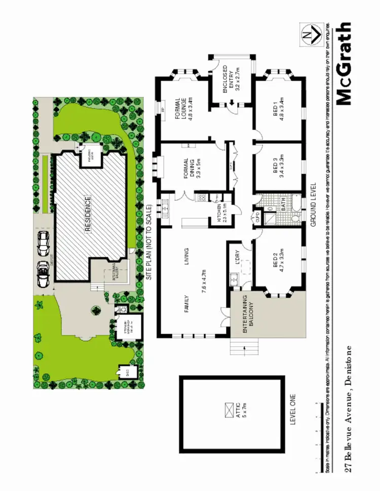 Floorplan of Homely house listing, 27 Bellevue Avenue, Denistone NSW 2114