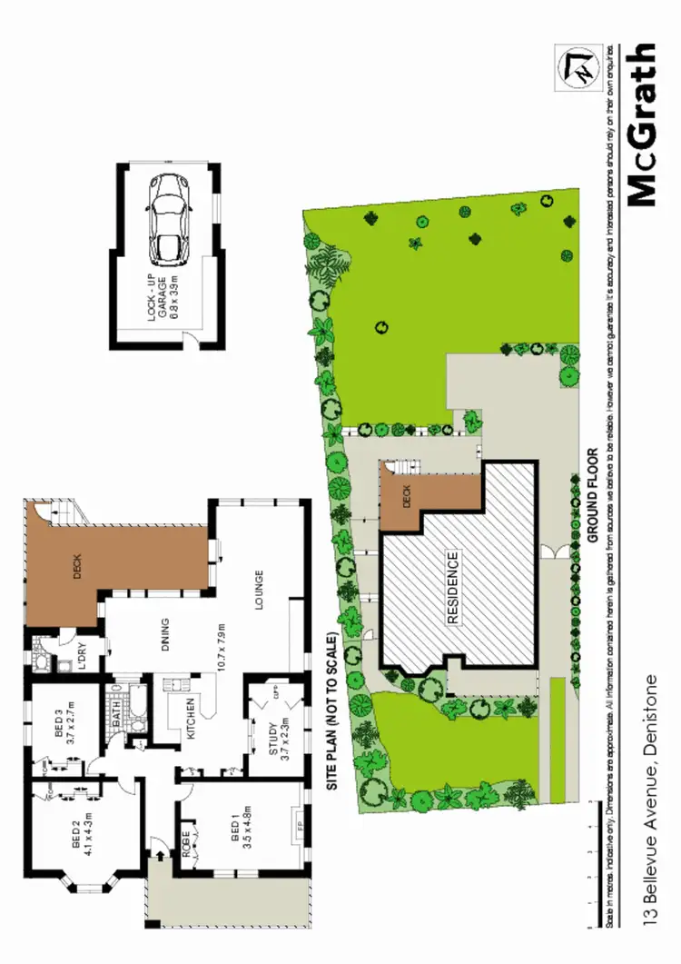 Floorplan of Homely house listing, 13 Bellevue Avenue, Denistone NSW 2114