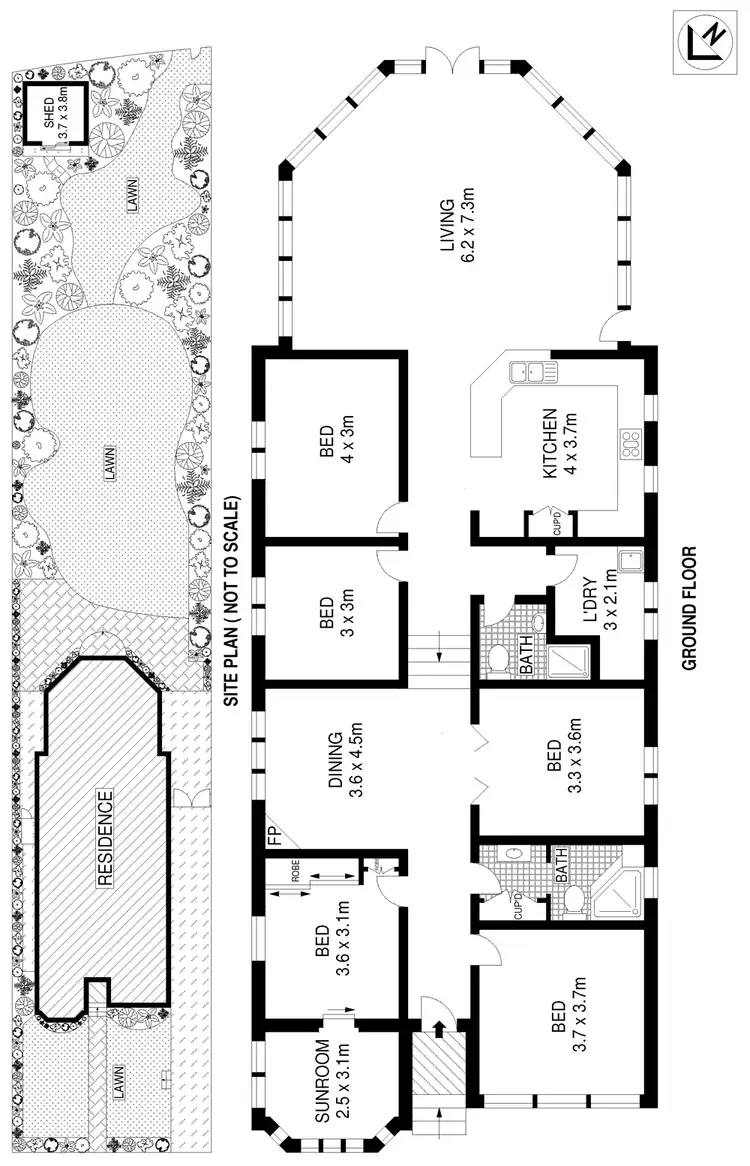 Floorplan of Homely house listing, 9 Elston Avenue, Denistone NSW 2114