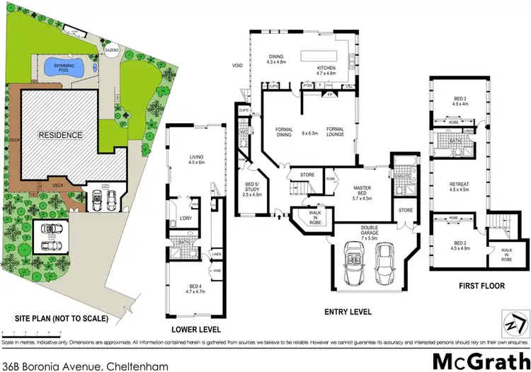 Floorplan of Homely house listing, 36B Boronia Avenue, Cheltenham NSW 2119