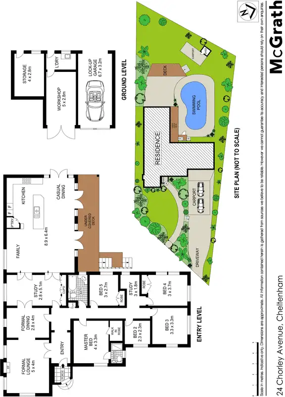 Floorplan of Homely house listing, 24 Chorley Avenue, Cheltenham NSW 2119
