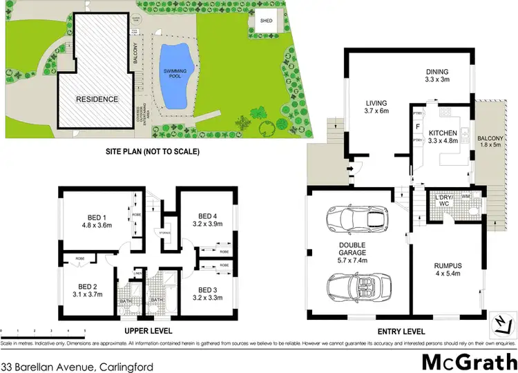 Floorplan of Homely house listing, 33 Barellan Avenue, Carlingford NSW 2118