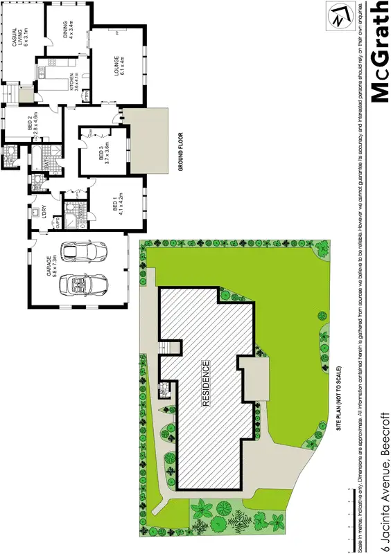 Floorplan of Homely house listing, 6 Jacinta Avenue, Beecroft NSW 2119