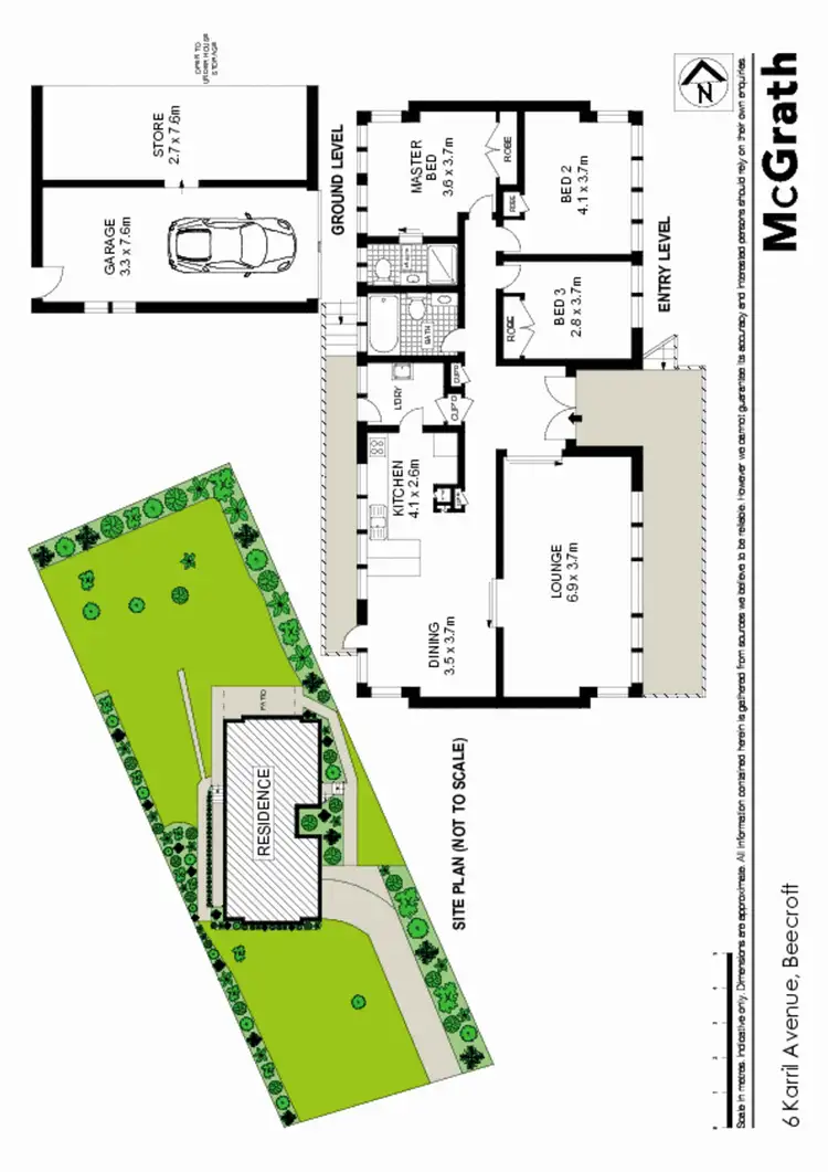 Floorplan of Homely house listing, 6 Karril Avenue, Beecroft NSW 2119