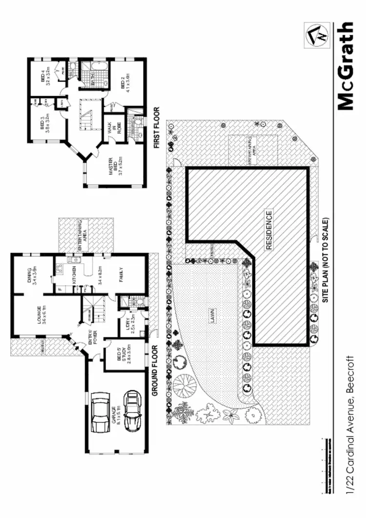 Floorplan of Homely house listing, 1/22 Cardinal Avenue, Beecroft NSW 2119