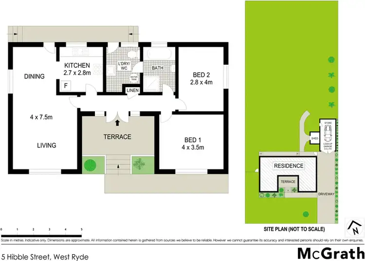 Floorplan of Homely house listing, 5 Hibble Street, West Ryde NSW 2114