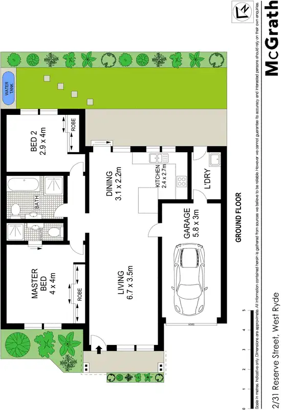 Floorplan of Homely house listing, 2/31 Reserve Street, West Ryde NSW 2114
