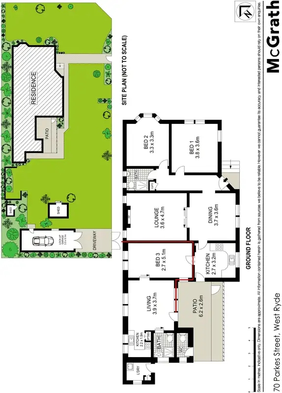 Floorplan of Homely house listing, 70 Parkes Street, West Ryde NSW 2114