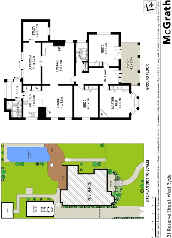 Floorplan of Homely house listing, 31 Reserve Street, West Ryde NSW 2114