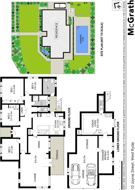 Floorplan of Homely house listing, 10 Jayne Street, West Ryde NSW 2114