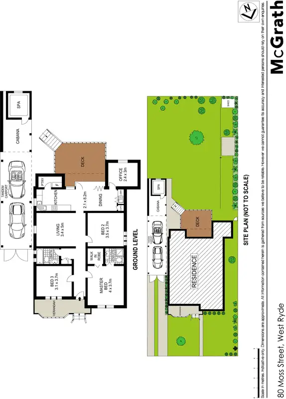 Floorplan of Homely house listing, 80 Moss Street, West Ryde NSW 2114