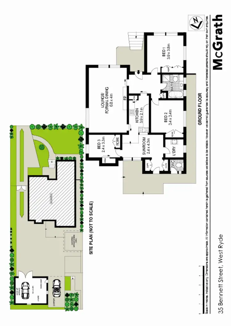 Floorplan of Homely house listing, 35 Bennett Street, West Ryde NSW 2114