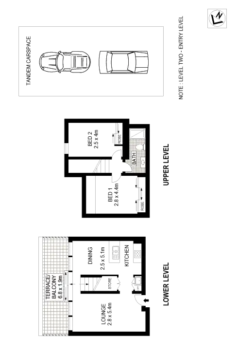 Floorplan of Homely apartment listing, 65/546 King Street, Newtown NSW 2042