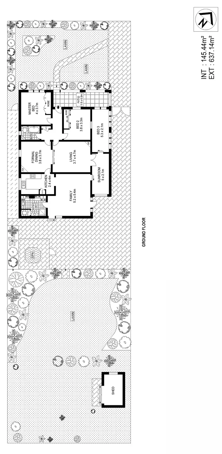 Floorplan of Homely house listing, 286 Rowe Street, Eastwood NSW 2122