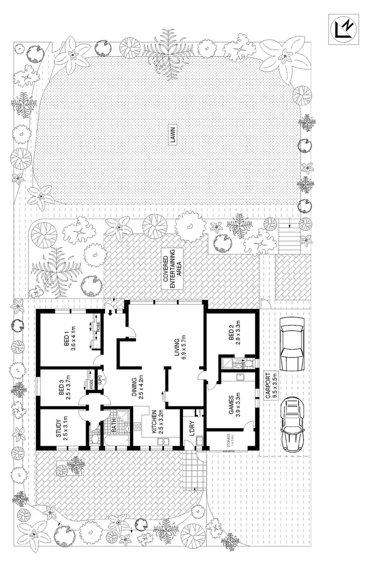 Floorplan of Homely house listing, 22 Third Avenue, Epping NSW 2121