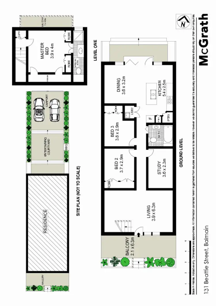 Floorplan of Homely house listing, 131 Beattie Street, Balmain NSW 2041
