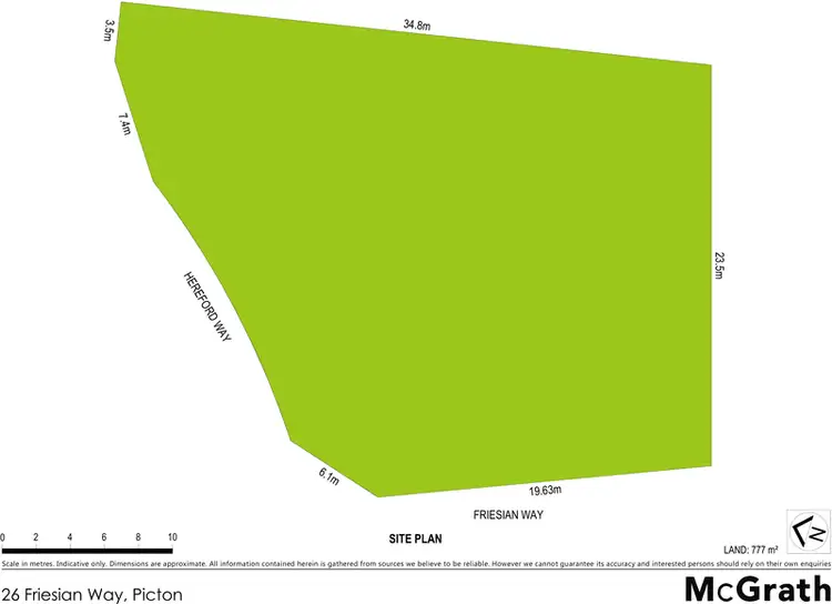 Floorplan of Homely land listing, 26 Friesian Way, Picton NSW 2571