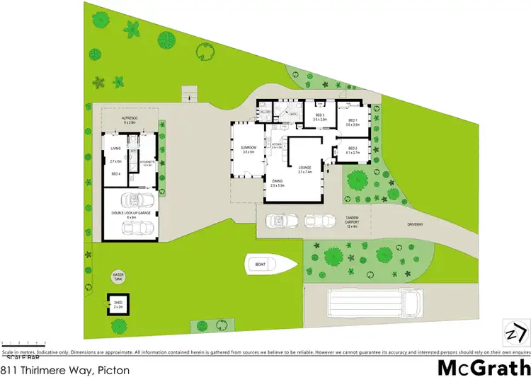 Floorplan of Homely house listing, 811 Thirlmere Way, Picton NSW 2571