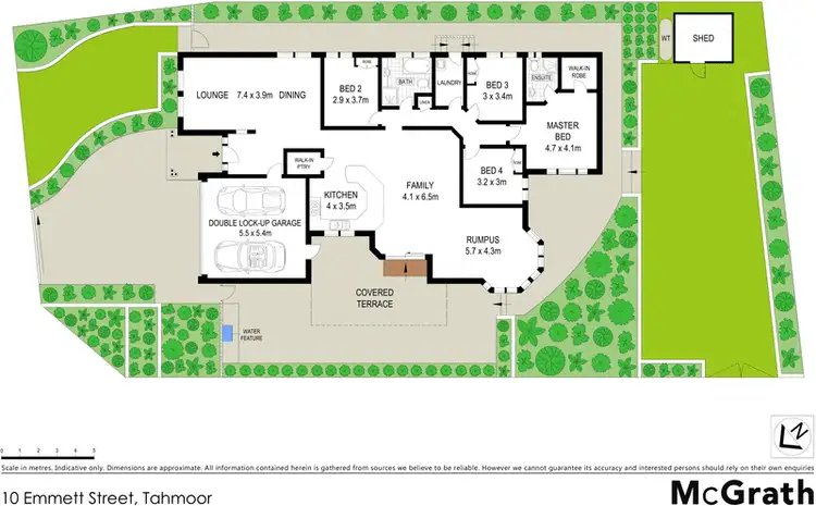 Floorplan of Homely house listing, 10 Emmett Street, Tahmoor NSW 2573
