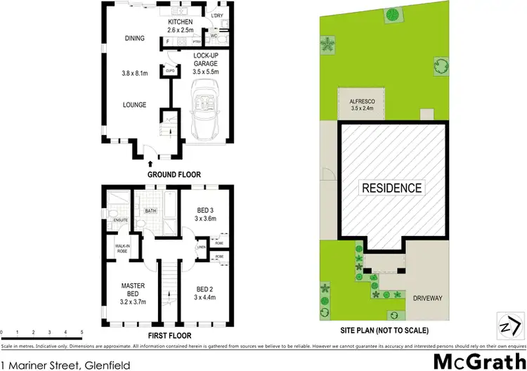 Floorplan of Homely house listing, 1 Mariner Street, Glenfield NSW 2167