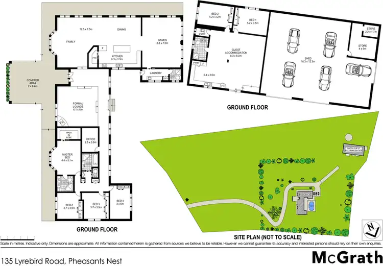 Floorplan of Homely house listing, 135 Lyrebird Road, Pheasants Nest NSW 2574