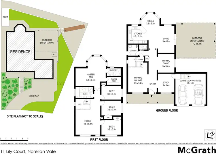 Floorplan of Homely house listing, 11 Lily Court, Narellan Vale NSW 2567