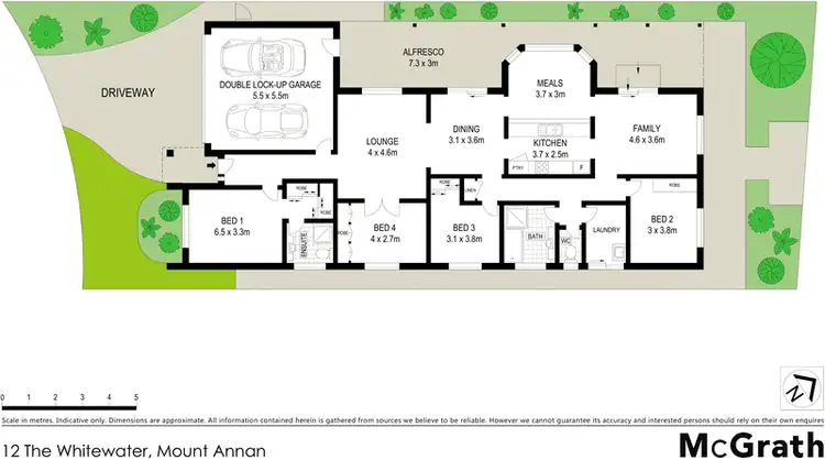 Floorplan of Homely house listing, 12 The Whitewater, Mount Annan NSW 2567