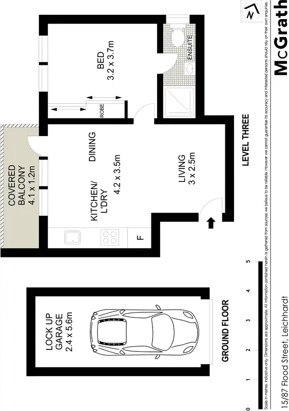Floorplan of Homely apartment listing, 15/87 Flood Street, Leichhardt NSW 2040
