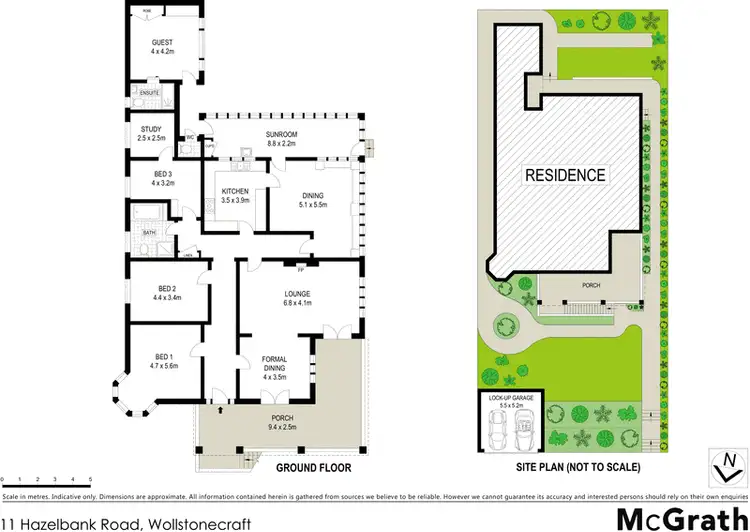 Floorplan of Homely house listing, 11 Hazelbank Road, Wollstonecraft NSW 2065