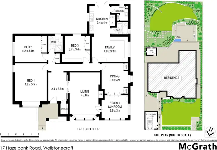 Floorplan of Homely house listing, 17 Hazelbank Road, Wollstonecraft NSW 2065