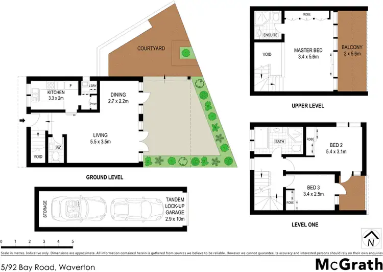 Floorplan of Homely apartment listing, 5/92 Bay Road, Waverton NSW 2060