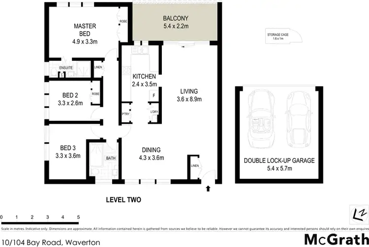 Floorplan of Homely apartment listing, 10/104 Bay Road, Waverton NSW 2060