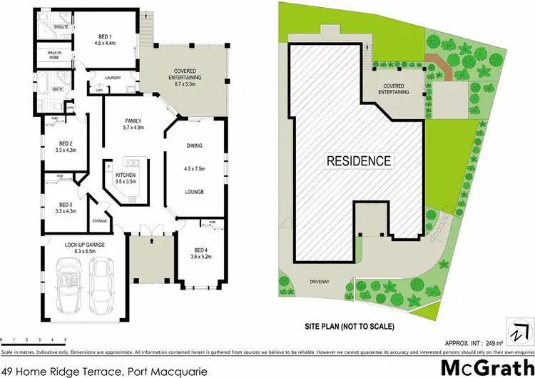 Floorplan of Homely house listing, 49 Home Ridge Terrace, Port Macquarie NSW 2444
