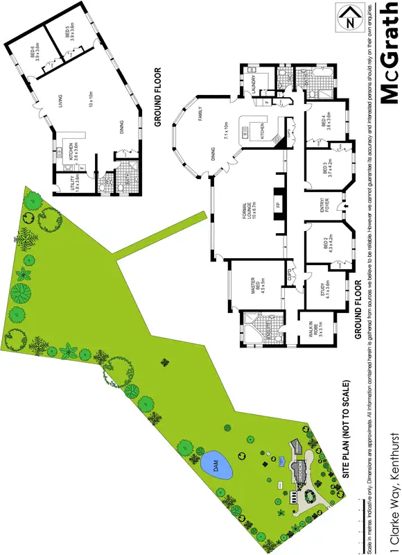 Floorplan of Homely house listing, 1 Clarke Way, Kenthurst NSW 2156