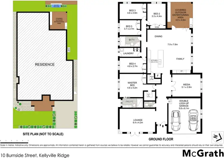 Floorplan of Homely house listing, 10 Burnside Street, Kellyville Ridge NSW 2155