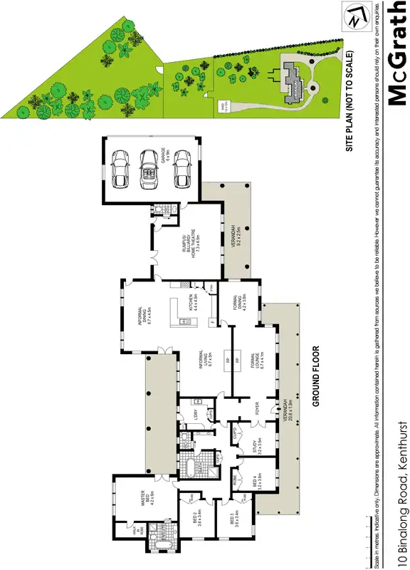 Floorplan of Homely house listing, 10 Binalong Road, Kenthurst NSW 2156