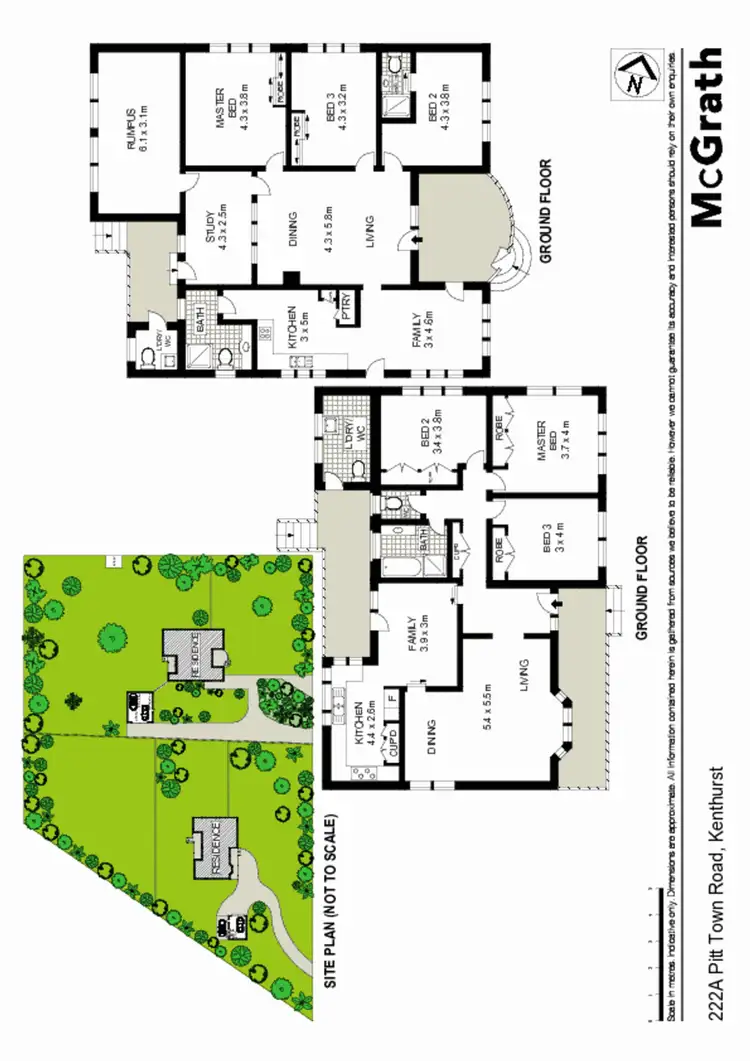Floorplan of Homely house listing, 222A Pitt Town Road, Kenthurst NSW 2156