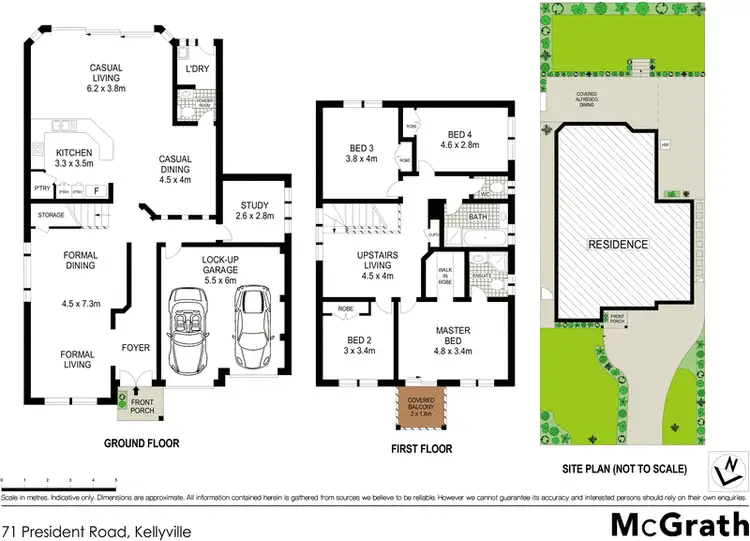 Floorplan of Homely house listing, 71 President Road, Kellyville NSW 2155