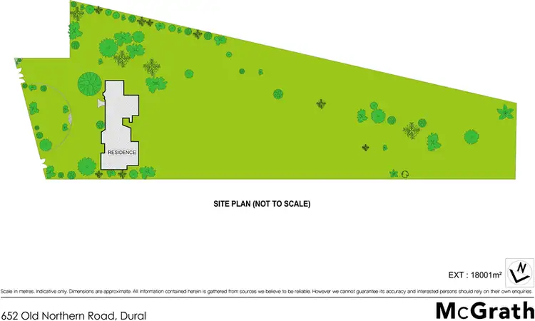 Floorplan of Homely land listing, 652 Old Northern Road, Dural NSW 2158