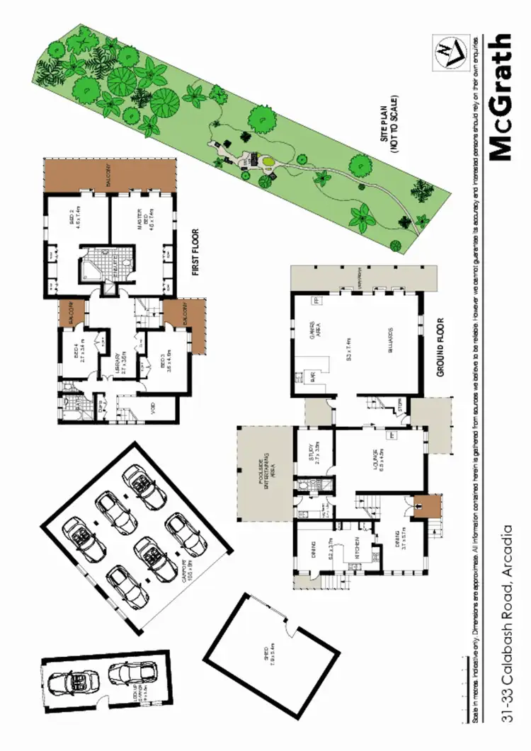 Floorplan of Homely house listing, 31-33 Calabash Road, Arcadia NSW 2159