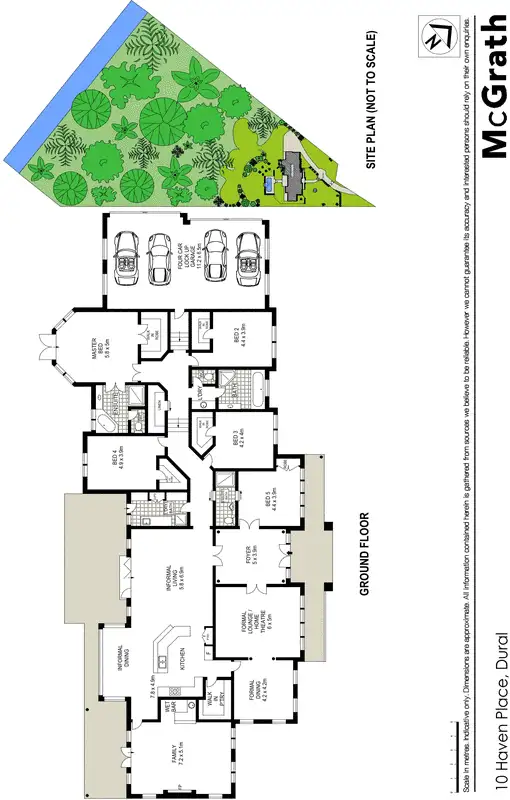 Floorplan of Homely house listing, 10 Haven Place, Dural NSW 2158