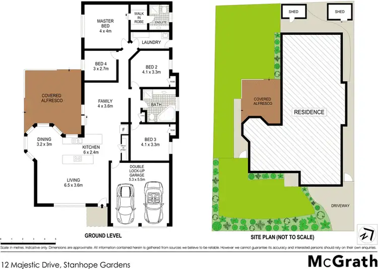 Floorplan of Homely house listing, 12 Majestic Drive, Stanhope Gardens NSW 2768