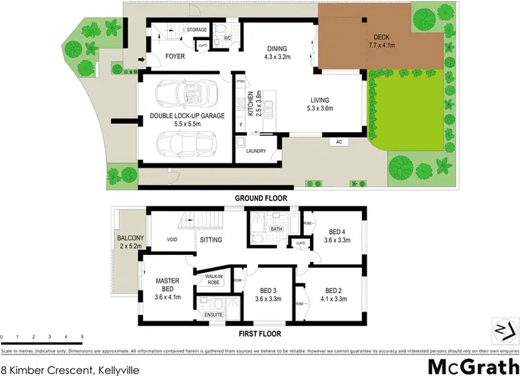 Floorplan of Homely house listing, 8 Kimber Crescent, Kellyville NSW 2155