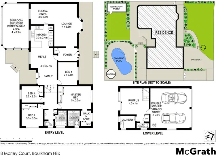 Floorplan of Homely house listing, 8 Morley Court, Baulkham Hills NSW 2153