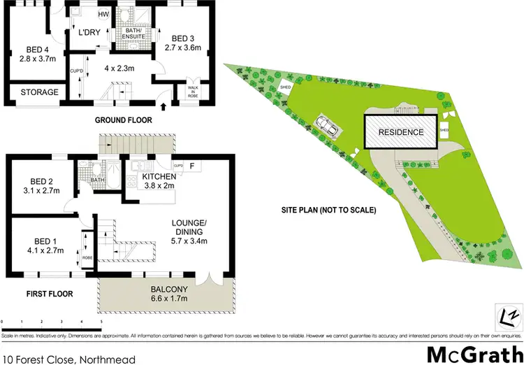 Floorplan of Homely house listing, 10 Forest Close, Northmead NSW 2152