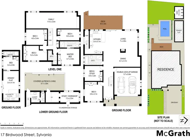 Floorplan of Homely house listing, 17 Birdwood Street, Sylvania NSW 2224