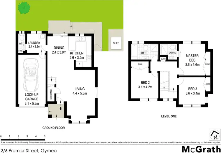 Floorplan of Homely townhouse listing, 2/6 Premier Street, Gymea NSW 2227