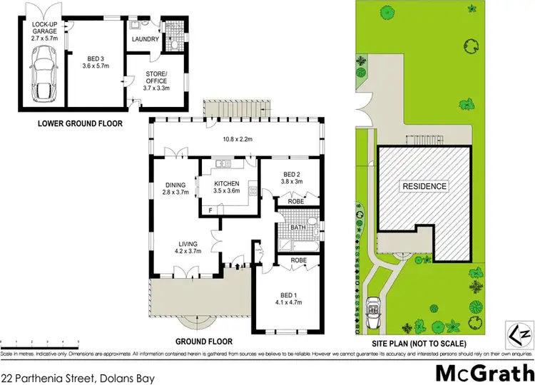 Floorplan of Homely house listing, 22 Parthenia Street, Dolans Bay NSW 2229